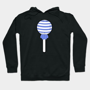 Deep blue stripe lollipop Hoodie